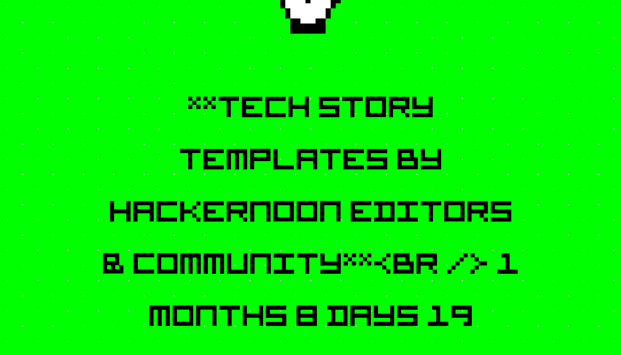 About Tech Story Templates By Hackernoon Editors On Hackernoon - Best Minimal Wallpapers in High Resolution